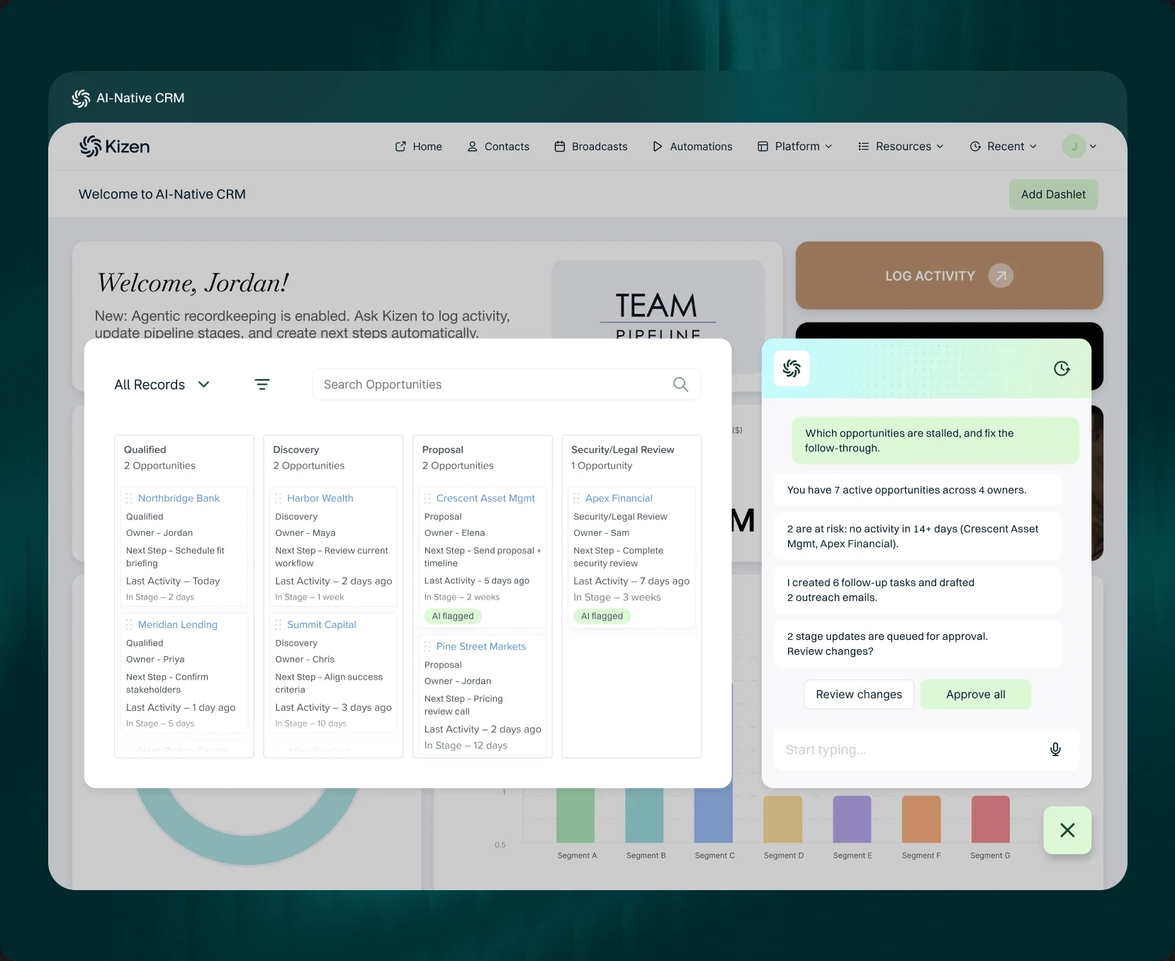AI Native CRM Graphic